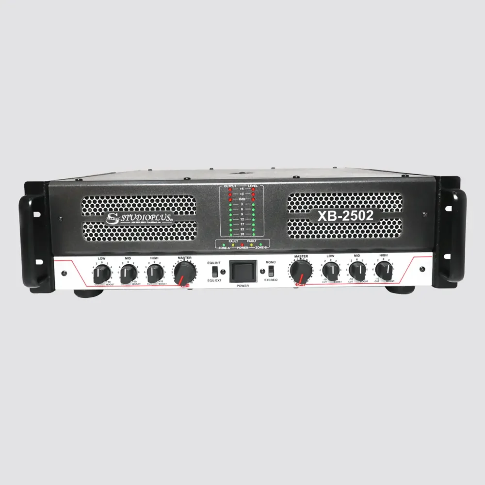 XB-2502 ( 1250W x 2 CHANNEL) WITH 3 BAND EQ