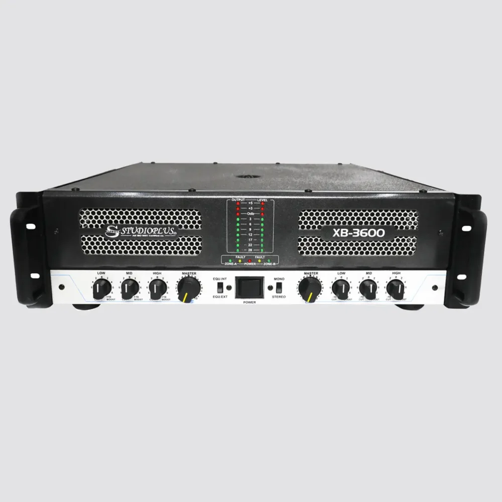 XB-3600 ( 1800W x 2 CHANNEL) WITH 3 BAND EQ