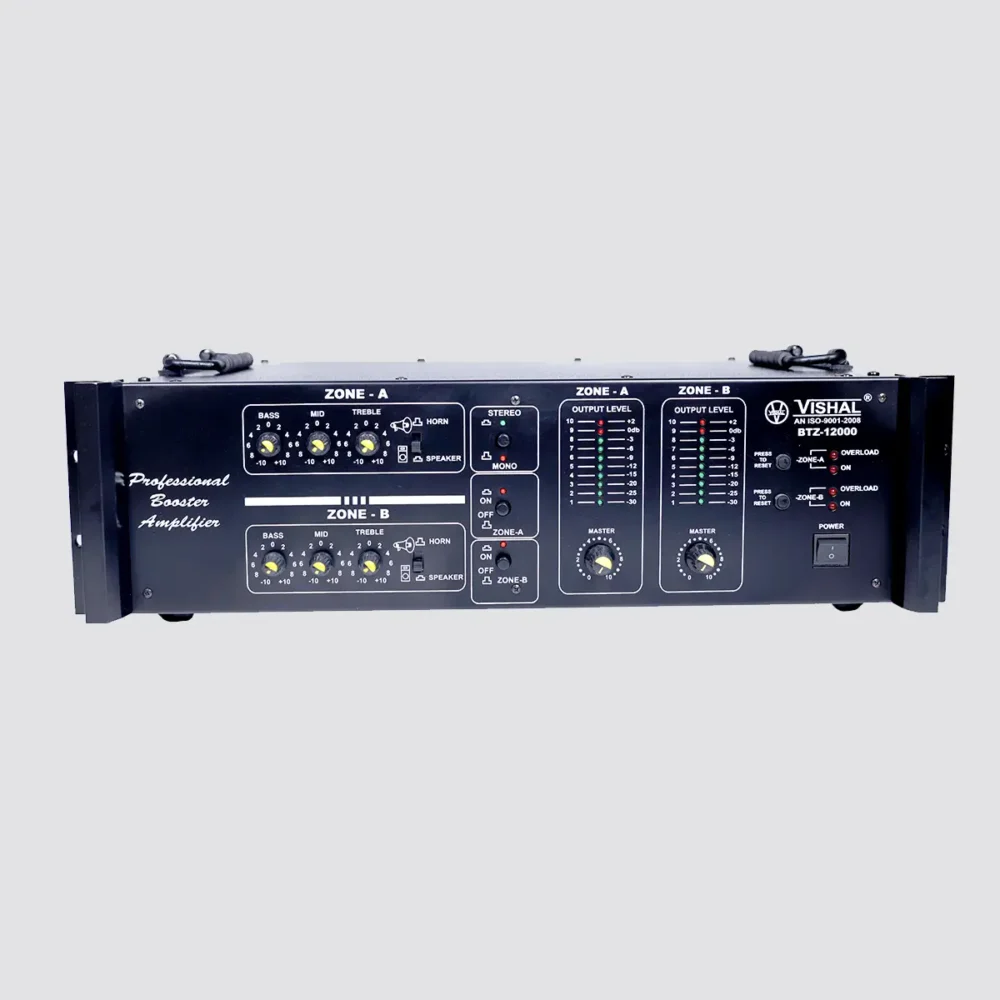 BTZ-12000 ( 600W x 2 CHANNEL) WITH 3 BAND EQ